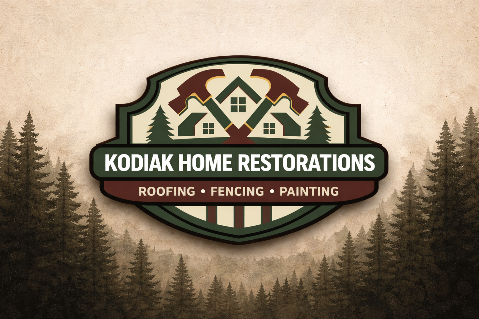 Kodiak style inspiration with earthy professional branding